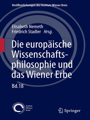 cover image of Die europäische Wissenschaftsphilosophie und das Wiener Erbe